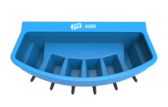 JFC GFC06-CT9 Six Teat Compartment Calf Feeder - EazyTeat