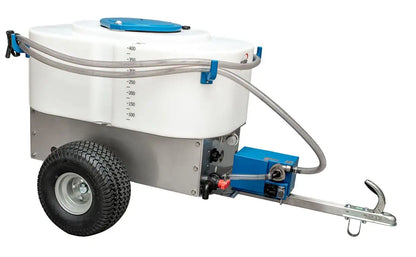 Wydale MKM4EMBP Trailed Electric Mixer with Battery Pump Milk Cart - 420 Litre