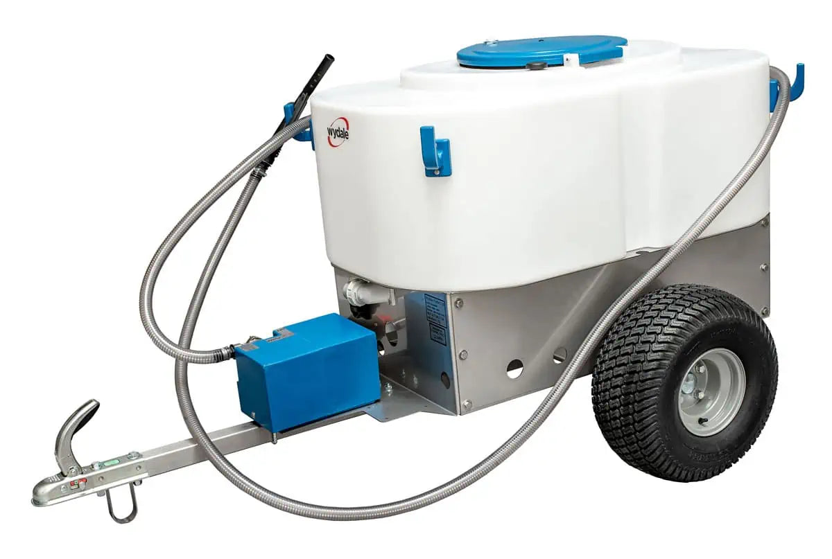 Wydale MKM4EMBP Trailed Electric Mixer with Battery Pump Milk Cart - 420 Litre