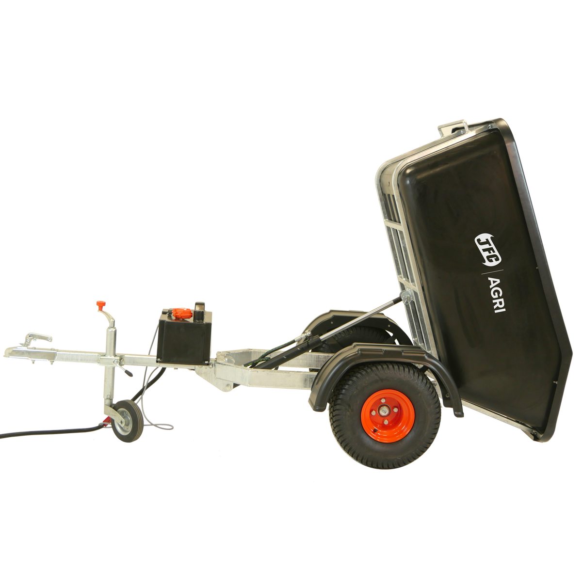 Jfc Trailers JFC ATV500T-3 ATV Hydraulic Tipping Assist Trailer - 500 Litre – Water ...