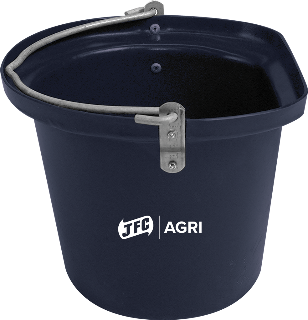 JFC EQ6 Flat Sided Stable Bucket  - 14 Litre