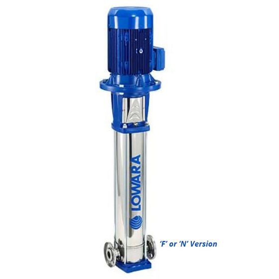 Lowara 3SV13 1.50kw Vertical Multistage Pump Series
