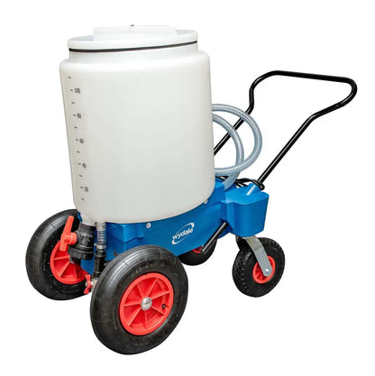 Wydale MKM10P 4 Wheel Pumped Dispensing Milk Cart - 110 Litre