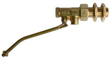 JFC 1/2" Brass Valve with 6" Bent Arm BV6B-B3