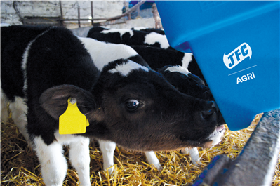 JFC GFC06-CT9 Six Teat Compartment Calf Feeder - EazyTeat