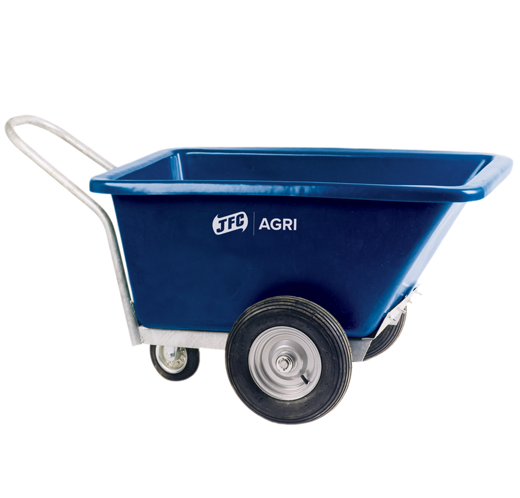 JFC TWB2-G Fixed Body Swivel Wheelbarrow - 250 Litre